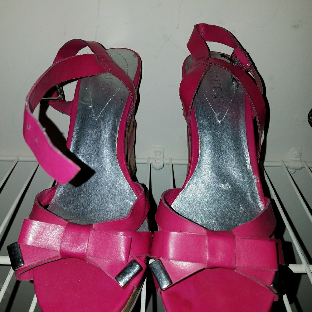 Guess pink sandals